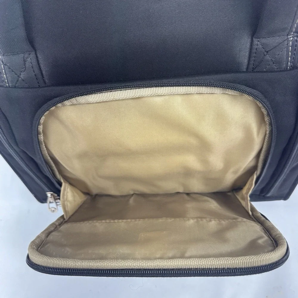 London Fog Under Seat Carry-On Travel Luggage Bag 15inch Rolling Bag